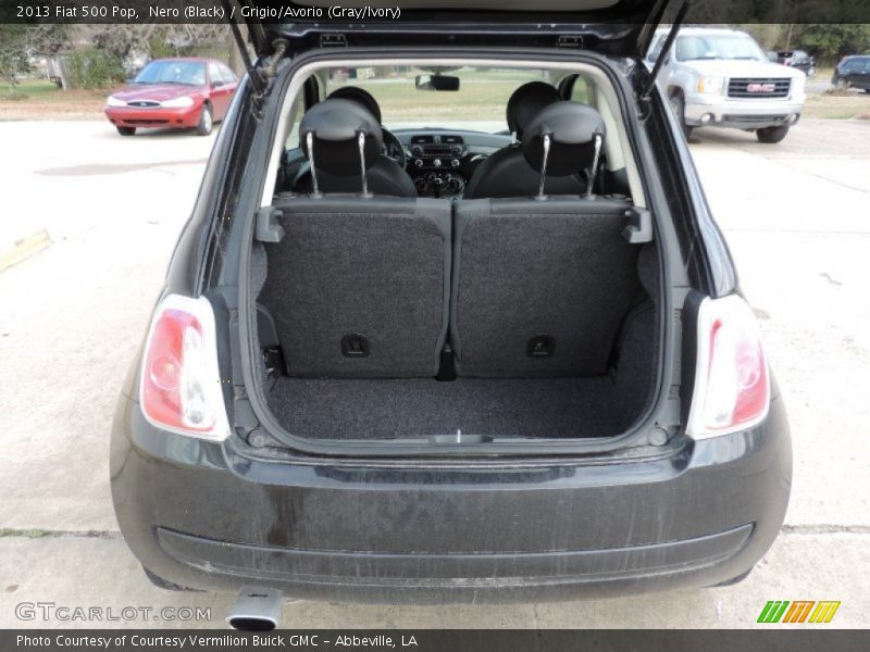 Nero (Black) / Grigio/Avorio (Gray/Ivory) 2013 Fiat 500 Pop