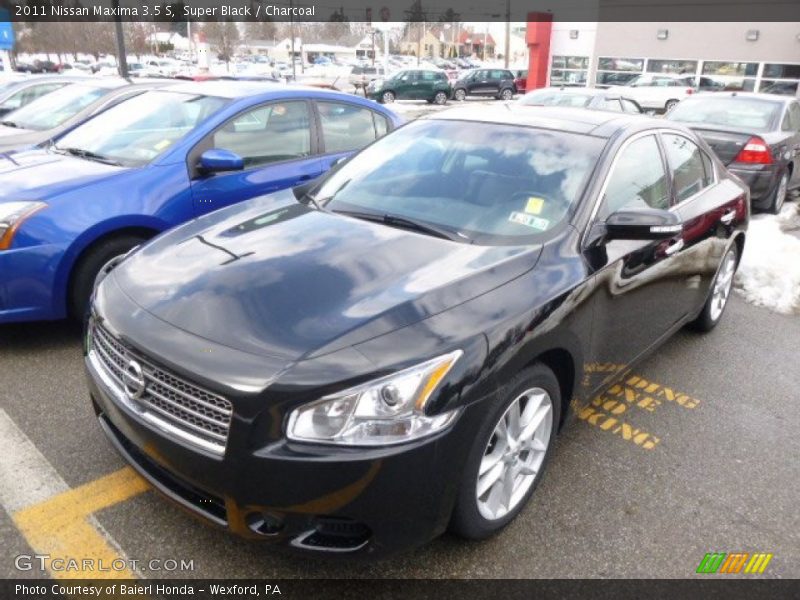 Super Black / Charcoal 2011 Nissan Maxima 3.5 S