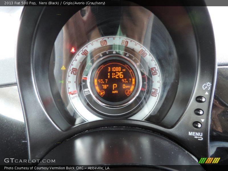 Nero (Black) / Grigio/Avorio (Gray/Ivory) 2013 Fiat 500 Pop