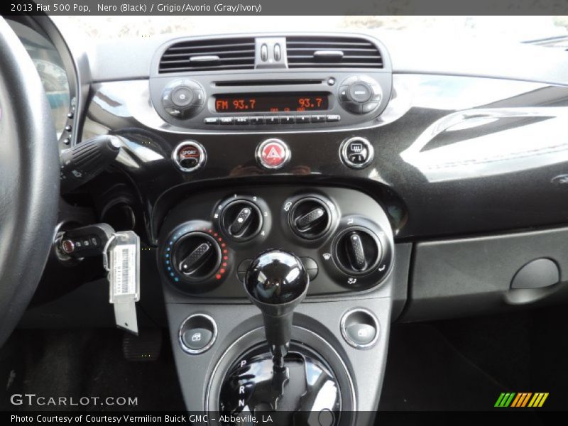 Nero (Black) / Grigio/Avorio (Gray/Ivory) 2013 Fiat 500 Pop