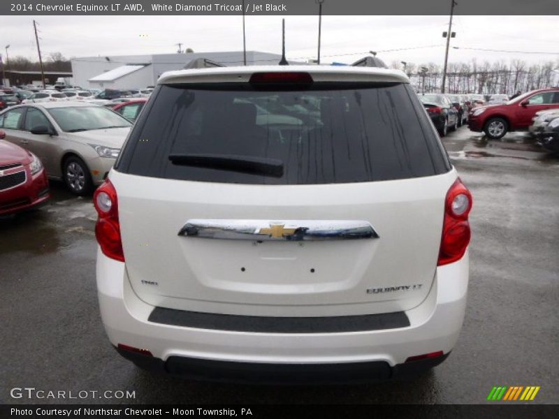 White Diamond Tricoat / Jet Black 2014 Chevrolet Equinox LT AWD