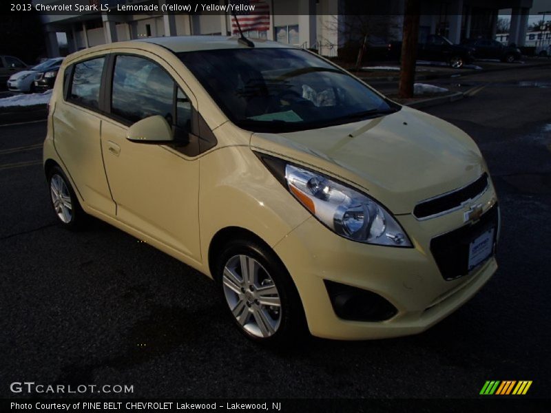 Lemonade (Yellow) / Yellow/Yellow 2013 Chevrolet Spark LS