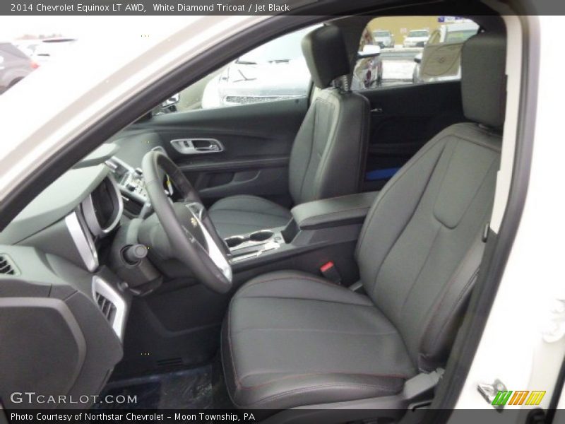 White Diamond Tricoat / Jet Black 2014 Chevrolet Equinox LT AWD