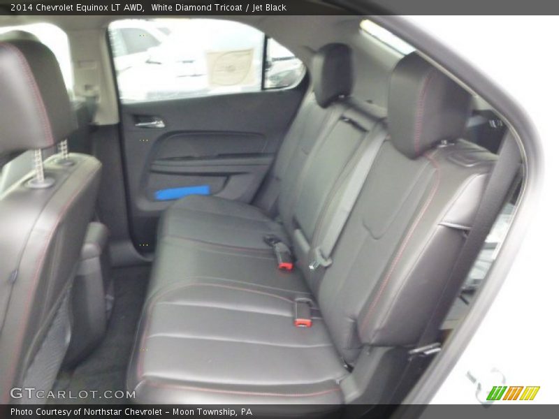 White Diamond Tricoat / Jet Black 2014 Chevrolet Equinox LT AWD