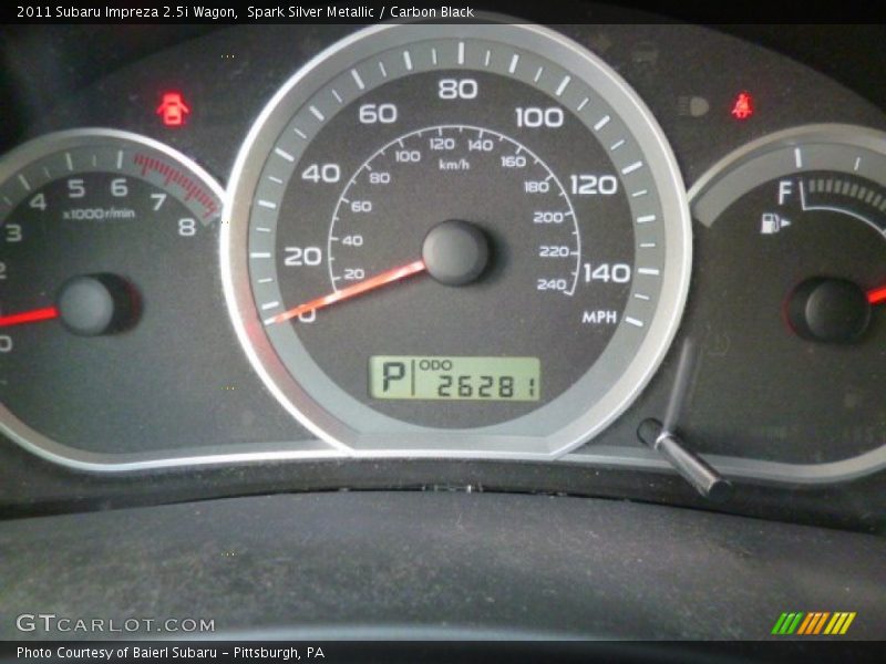 Spark Silver Metallic / Carbon Black 2011 Subaru Impreza 2.5i Wagon