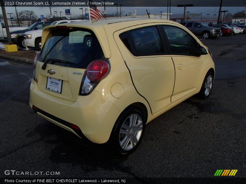Lemonade (Yellow) / Yellow/Yellow 2013 Chevrolet Spark LS