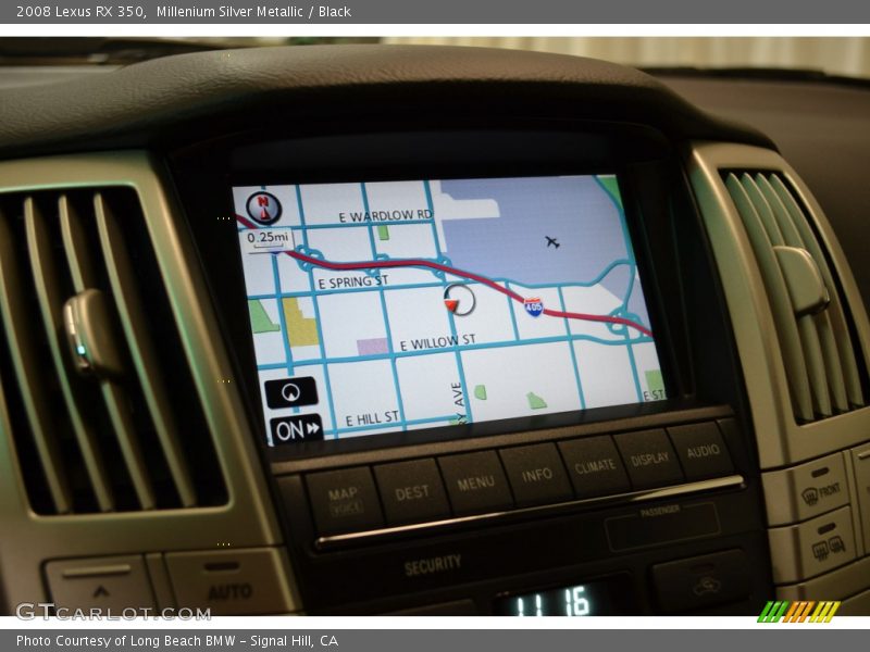 Millenium Silver Metallic / Black 2008 Lexus RX 350