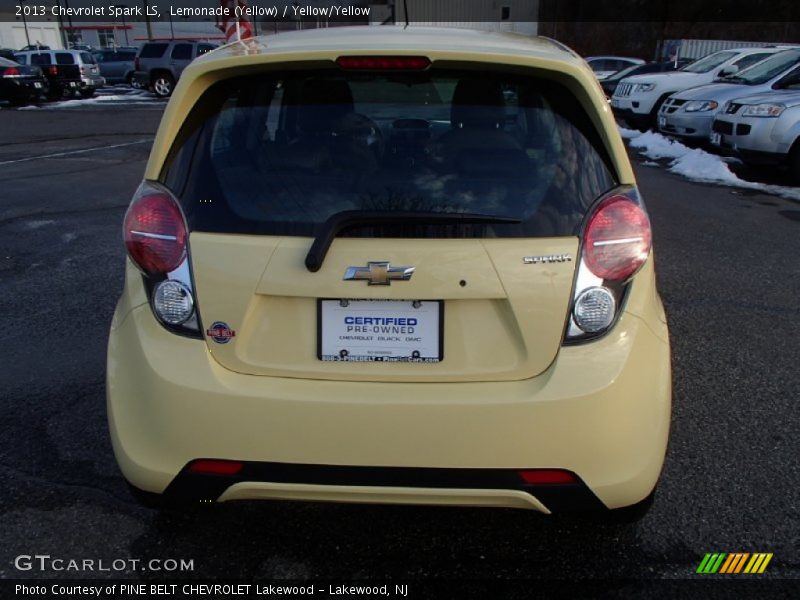 Lemonade (Yellow) / Yellow/Yellow 2013 Chevrolet Spark LS