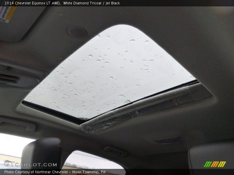 White Diamond Tricoat / Jet Black 2014 Chevrolet Equinox LT AWD