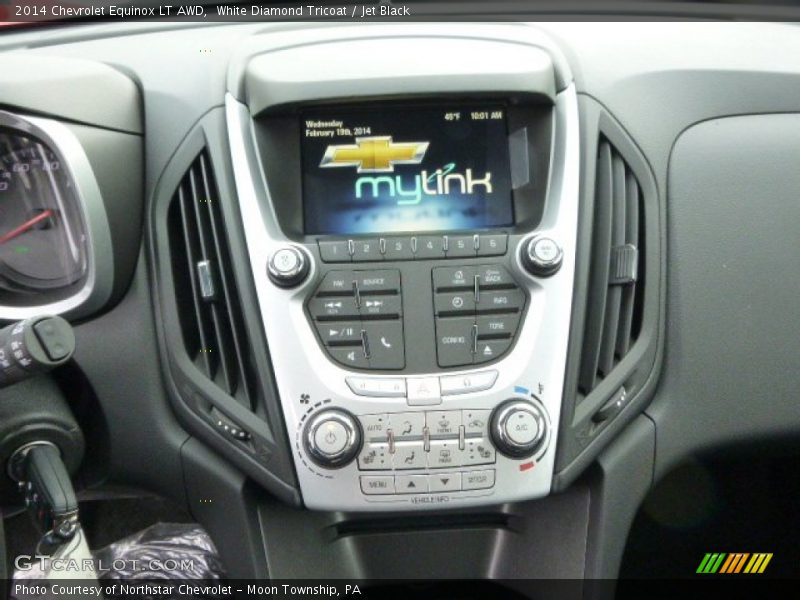 White Diamond Tricoat / Jet Black 2014 Chevrolet Equinox LT AWD