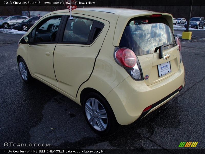 Lemonade (Yellow) / Yellow/Yellow 2013 Chevrolet Spark LS