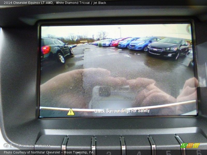 White Diamond Tricoat / Jet Black 2014 Chevrolet Equinox LT AWD