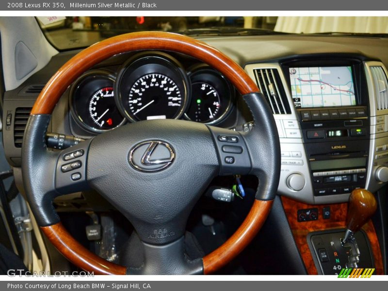 Millenium Silver Metallic / Black 2008 Lexus RX 350
