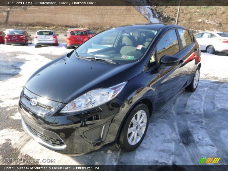 Black / Charcoal Black 2012 Ford Fiesta SE Hatchback