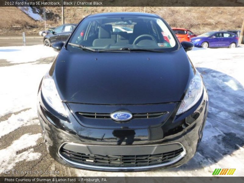 Black / Charcoal Black 2012 Ford Fiesta SE Hatchback