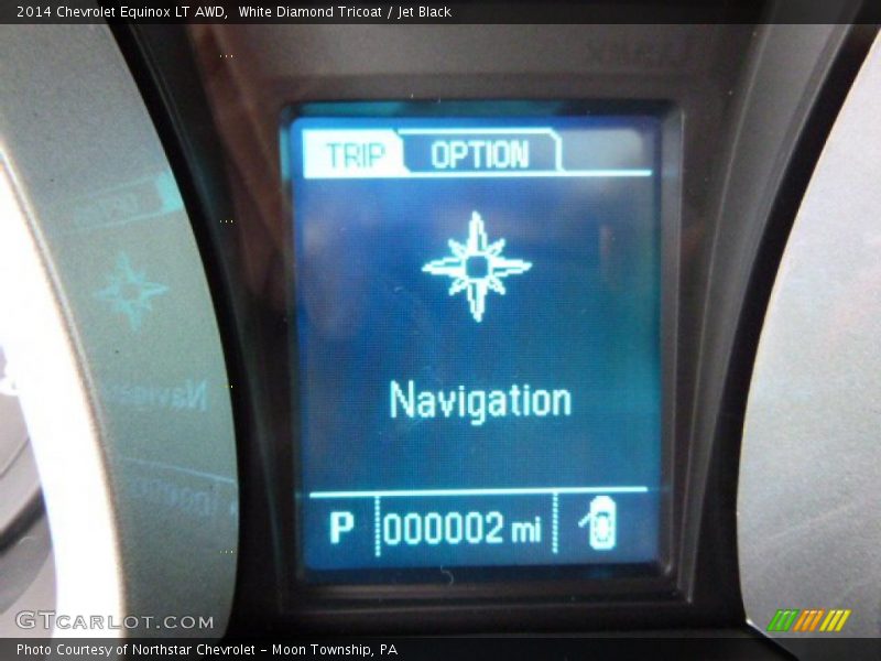White Diamond Tricoat / Jet Black 2014 Chevrolet Equinox LT AWD