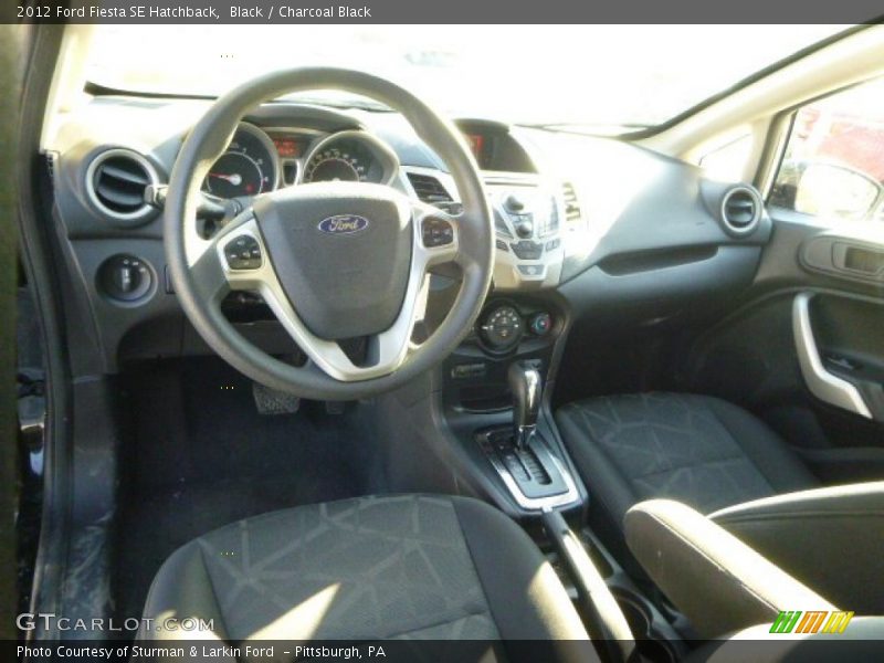 Black / Charcoal Black 2012 Ford Fiesta SE Hatchback