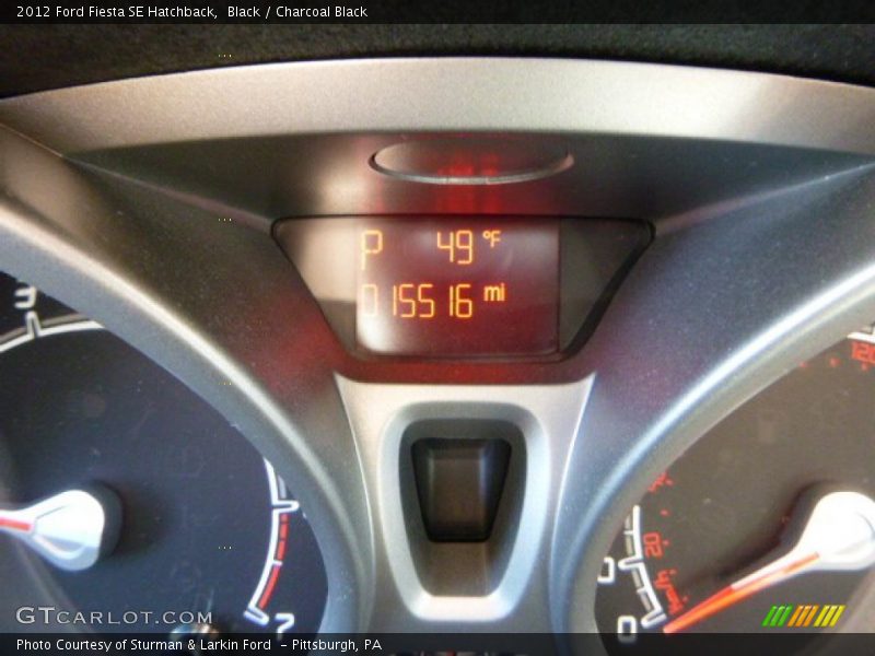 Black / Charcoal Black 2012 Ford Fiesta SE Hatchback