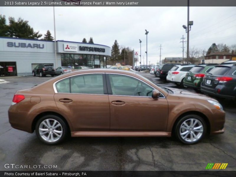 Caramel Bronze Pearl / Warm Ivory Leather 2013 Subaru Legacy 2.5i Limited