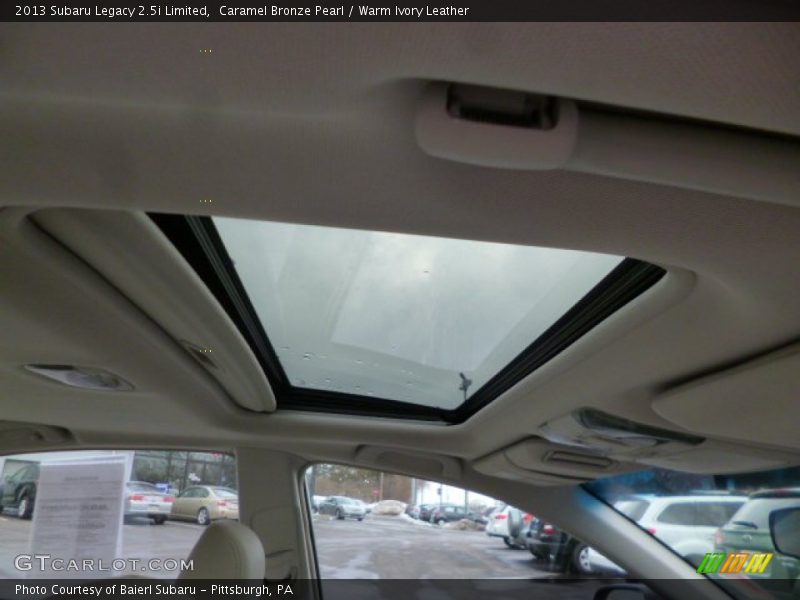 Caramel Bronze Pearl / Warm Ivory Leather 2013 Subaru Legacy 2.5i Limited