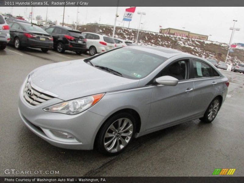 Radiant Silver / Gray 2011 Hyundai Sonata SE