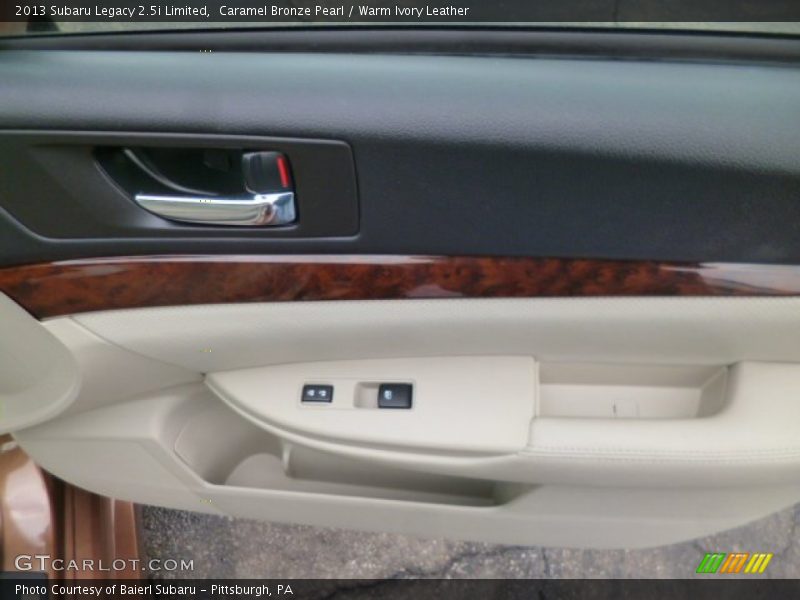 Caramel Bronze Pearl / Warm Ivory Leather 2013 Subaru Legacy 2.5i Limited