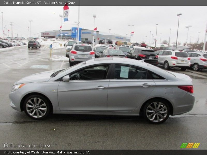 Radiant Silver / Gray 2011 Hyundai Sonata SE