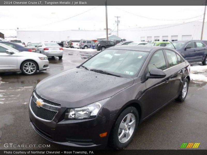 Tungsten Metallic / Jet Black 2014 Chevrolet Cruze LT