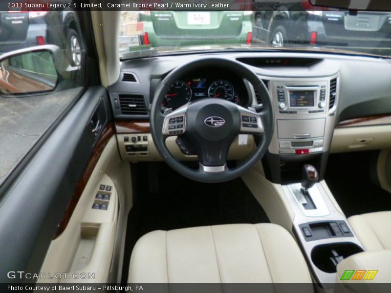 Caramel Bronze Pearl / Warm Ivory Leather 2013 Subaru Legacy 2.5i Limited