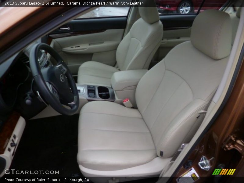 Caramel Bronze Pearl / Warm Ivory Leather 2013 Subaru Legacy 2.5i Limited