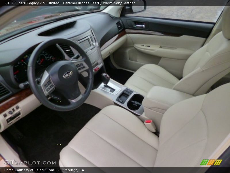 Caramel Bronze Pearl / Warm Ivory Leather 2013 Subaru Legacy 2.5i Limited