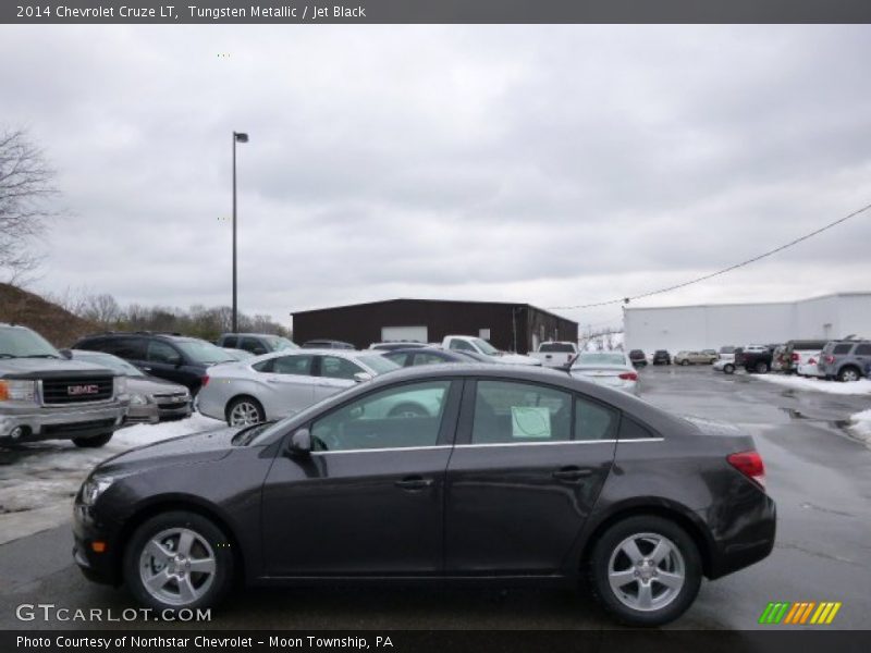 Tungsten Metallic / Jet Black 2014 Chevrolet Cruze LT