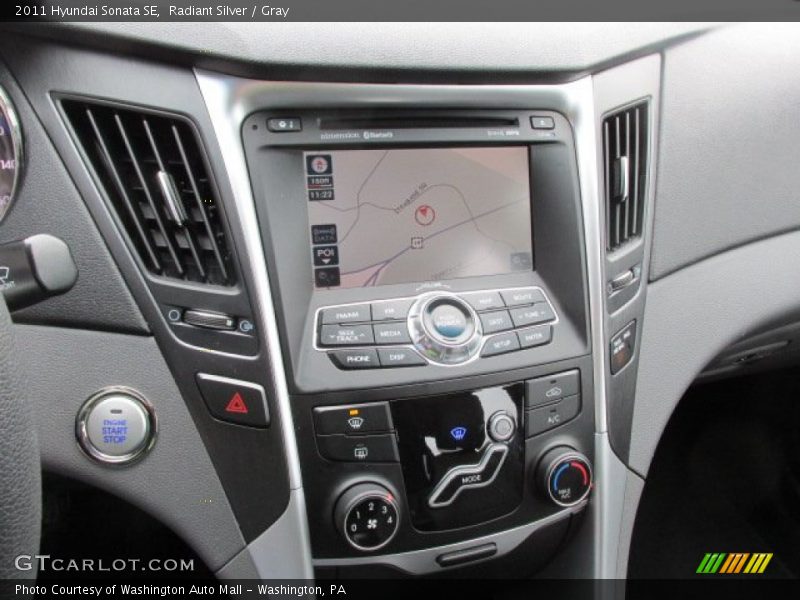 Radiant Silver / Gray 2011 Hyundai Sonata SE