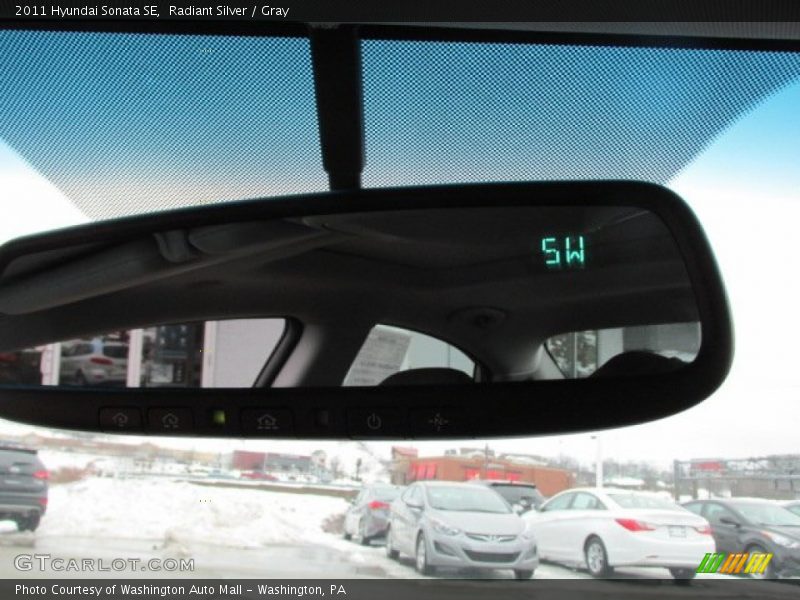 Radiant Silver / Gray 2011 Hyundai Sonata SE
