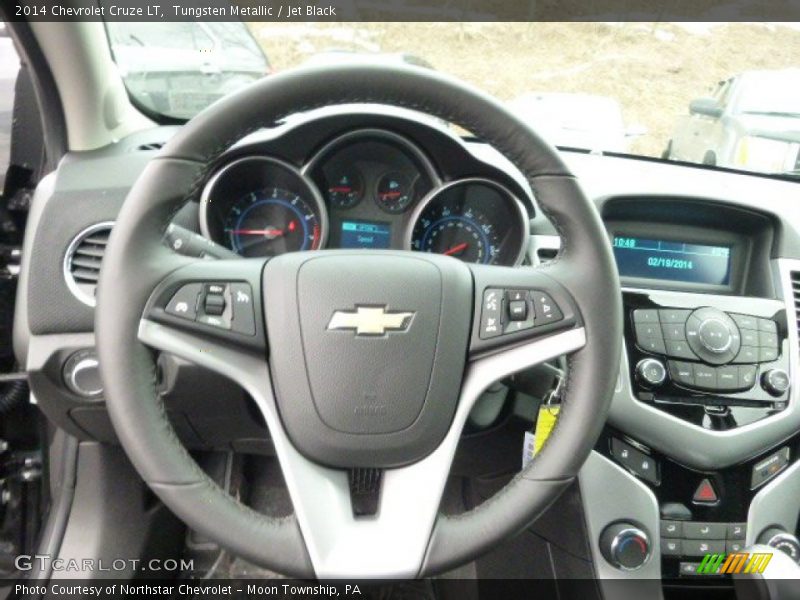 Tungsten Metallic / Jet Black 2014 Chevrolet Cruze LT