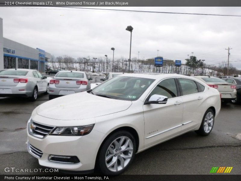 White Diamond Tricoat / Jet Black/Mojave 2014 Chevrolet Impala LTZ