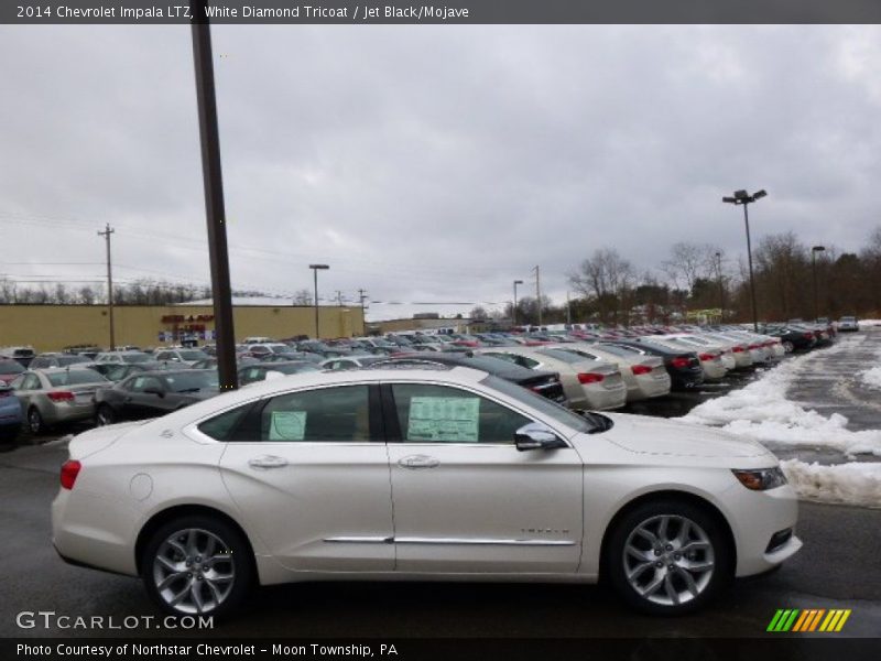 White Diamond Tricoat / Jet Black/Mojave 2014 Chevrolet Impala LTZ