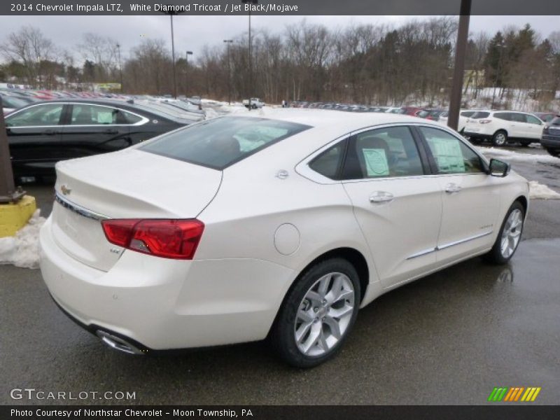 White Diamond Tricoat / Jet Black/Mojave 2014 Chevrolet Impala LTZ