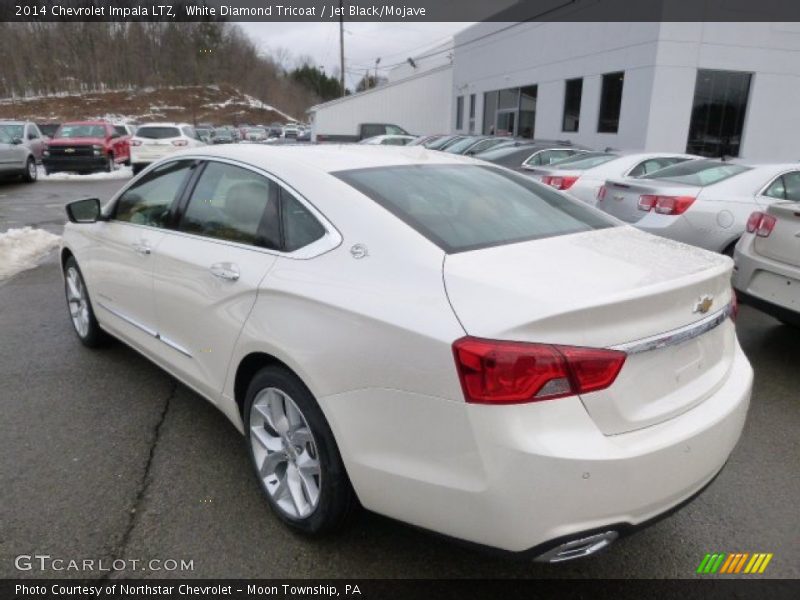 White Diamond Tricoat / Jet Black/Mojave 2014 Chevrolet Impala LTZ