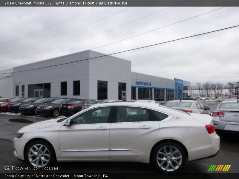 White Diamond Tricoat / Jet Black/Mojave 2014 Chevrolet Impala LTZ