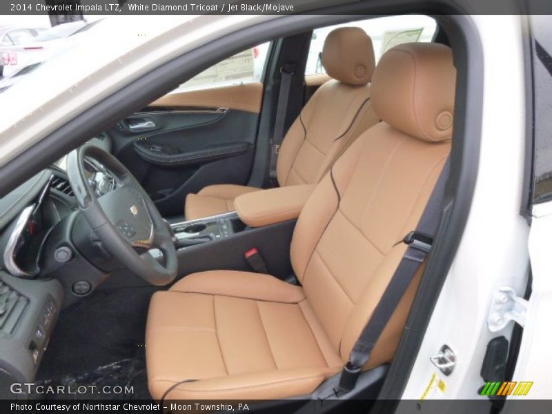 White Diamond Tricoat / Jet Black/Mojave 2014 Chevrolet Impala LTZ