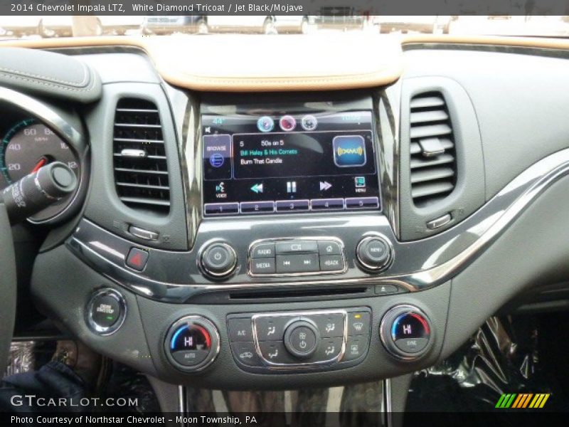White Diamond Tricoat / Jet Black/Mojave 2014 Chevrolet Impala LTZ