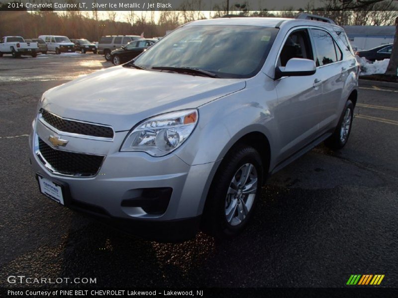 Silver Ice Metallic / Jet Black 2014 Chevrolet Equinox LT