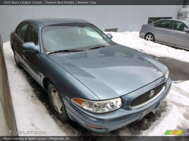 Titanium Blue Metallic / Medium Gray 2000 Buick LeSabre Custom