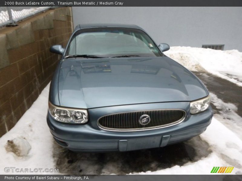 Titanium Blue Metallic / Medium Gray 2000 Buick LeSabre Custom