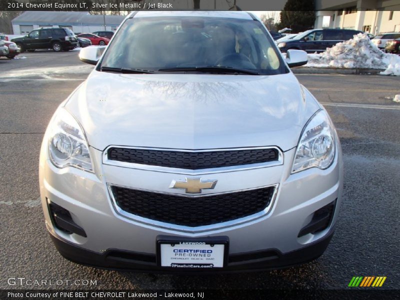 Silver Ice Metallic / Jet Black 2014 Chevrolet Equinox LT