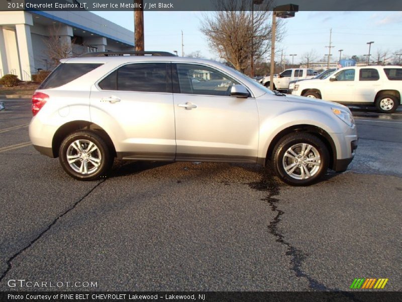 Silver Ice Metallic / Jet Black 2014 Chevrolet Equinox LT