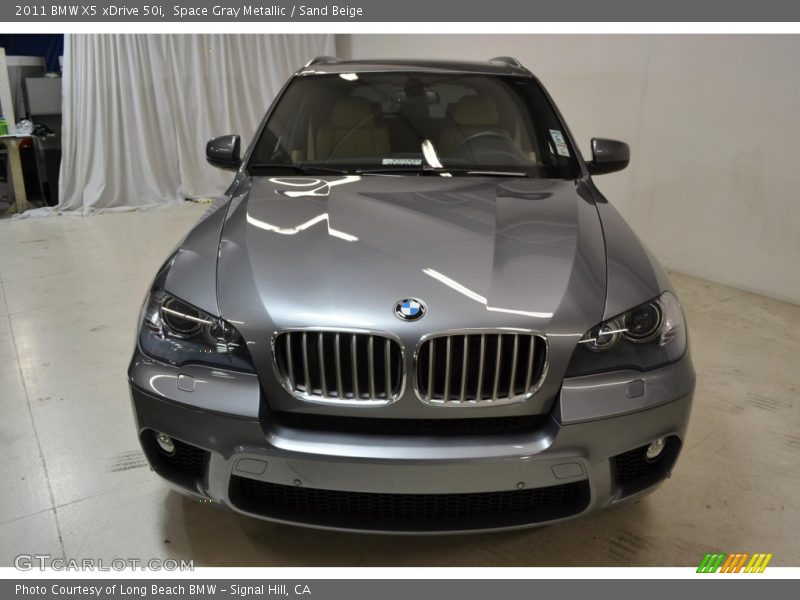 Space Gray Metallic / Sand Beige 2011 BMW X5 xDrive 50i
