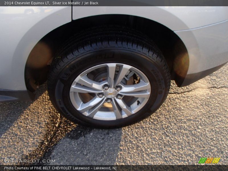 Silver Ice Metallic / Jet Black 2014 Chevrolet Equinox LT