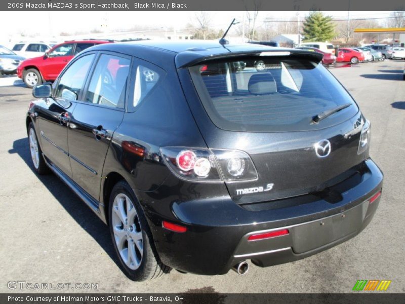 Black Mica / Black 2009 Mazda MAZDA3 s Sport Hatchback